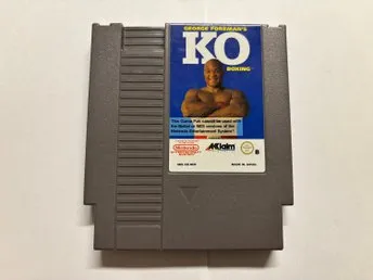 Nintendo 8-bit NES George Foreman's KO Boxing NOE