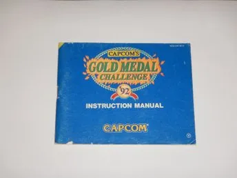 Gold Medal Challenge Manual -- Nintendo 8-bit / NES -- SCN