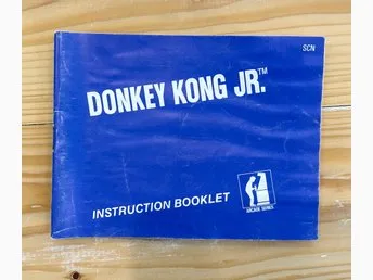 Donkey Kong Jr. Instruction Booklet