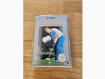 Nintendo NES 8bit Jack Nicklaus Golf - Komplett i akrylbox SCN CIB