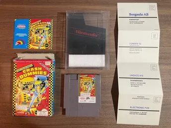 The Incredible Crash Dummies - RARE - mycket fin! - Nintendo NES Komplett