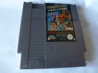 nintendo NES spel NY INPLASTAD FRG Wrestle Mania
