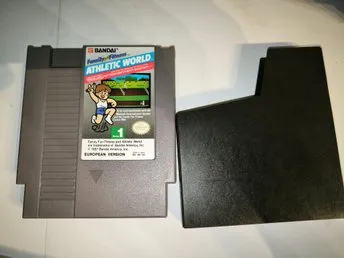 Family Fun Fitness: Athletic World - Nintendo NES