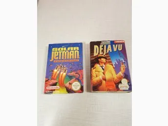 Solar Jetman & Deja Vu - Endast kartonger NES