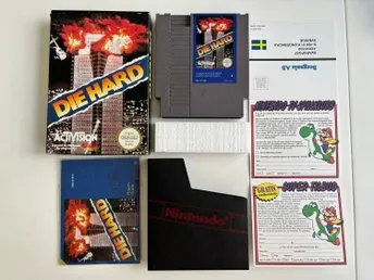 1KR UTROP! Nintendo 8-bit NES Die Hard SCN CIB