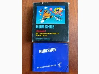 Gumshoe - Nintendo NES endast kartong och instruktionsbok
