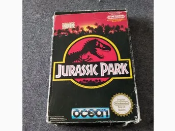 Jurassic Park empty box- Nintendo NES rare