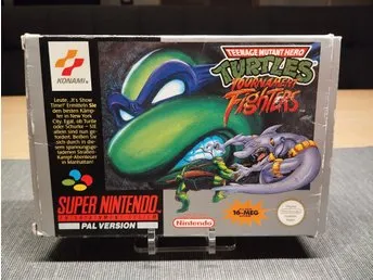 SUPER NINTENDO SNES GAME: TURTLES TOURNAMENT FIGHTERS (8F) - NOE - CIB - PAL-B