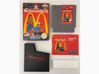 McDonaldland - Nintendo NES komplett Bergsala!