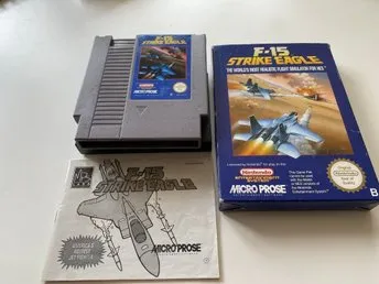 NES - F-15 Strike Eagle (SCN/SWE) - Nintendo 8-Bit