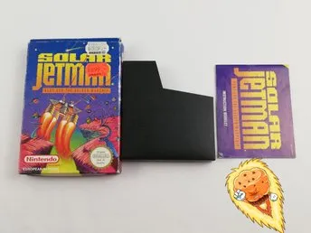 Solar Jetman SCN BOX & MANUAL (INGET SPEL) Nintendo 8-Bit NES