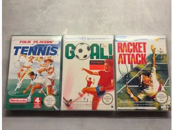 Nintendo NES - Tennis, Goal!, Racket Attack