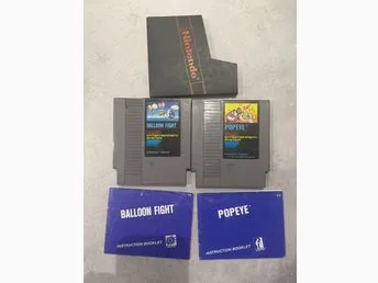 Nintendo NES - Balloon Fight & Popeye