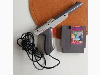 BARKER BILLS TRICK SHOOTING + ZAPPER (SCN) - Nintendo NES (Rengjort & Testat)