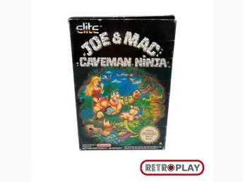 Joe & Mac: Caveman Ninja - Nintendo 8-bit/NES - PAL-A - ONLY Box/Manual