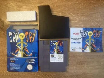 Spy vs Spy - NES Komplett Svensksålt