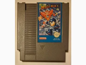 Mega Man 5 (NES) med Manual