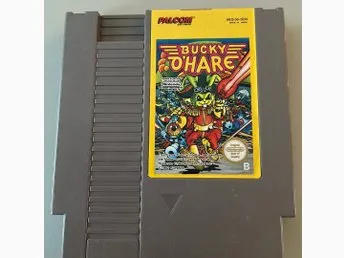 Bucky O'Hare NES Nintendo kassett med fodral