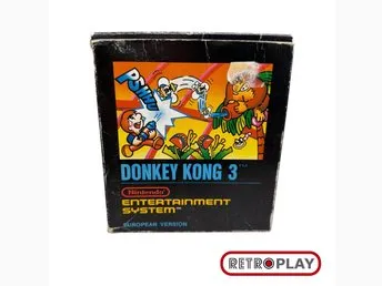 Donkey Kong 3 - Nintendo 8-bit/NES - SCN/Bergsala - CIB