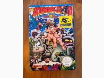 Adventure Island II (NES) SCN CIB