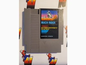 NES Mach Rider (Svensksålt Omärkt)