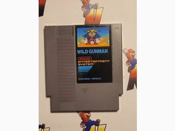 NES Wild Gunman (Svensksåld Omärkt)