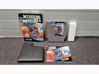 NINTENDO - NES - MISSION IMPOSSIBLE - NES-U4-SCN - KOMPLETT - FINT SKICK