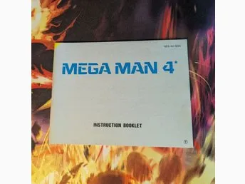 Mega Man 4 - NES (Endast manual) SCN