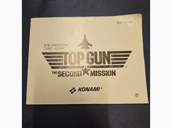 Top Gun The Second Mission NES Manual Spansk