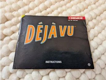 Déjà Vu, Nintendo NES, Manual (Deja Vu) SCN / Bergsala