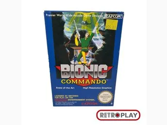 Bionic Commando - Nintendo 8-bit/NES - PAL - SCN/Bergsala - CIB - Fine