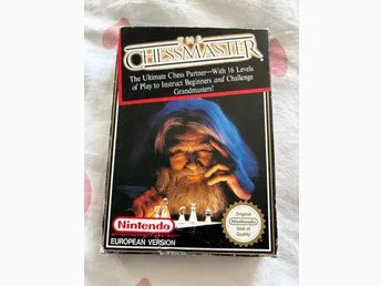The Chessmaster NES Nintendo cib scn