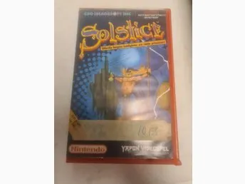 Solstice - Nintendo NES Yapon SCN BERGSALA MED MANUALEN KVAR!