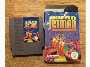 Solar Jetman: Hunt for the Golden Warpship (NES) Kasett + Fodral