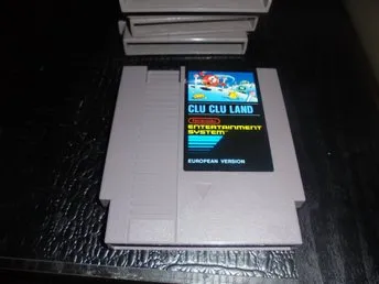 Clu Clu Land NES Nintendo Entertainment System European Version enda ägaren