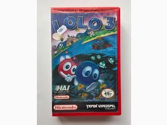 Adventures of Lolo 3 NES Yapon Hyrkasett Nintendo 8-Bit