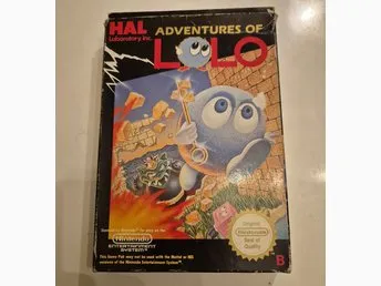Adventures of Lolo - EEC - Endast kartong - Nintendo NES