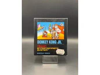 Donkey Kong Jr. – Komplett SCN-utgåva till Nintendo NES (Svensksåld)