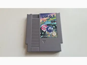 Adventures of Lolo 3 SCN NES Nintendo kassett