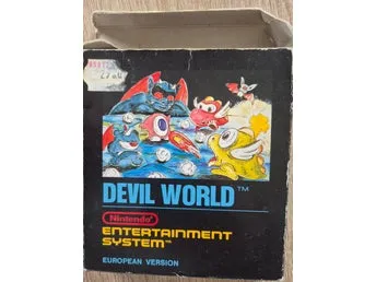 Devil World NES Nintendo Entertainment System
