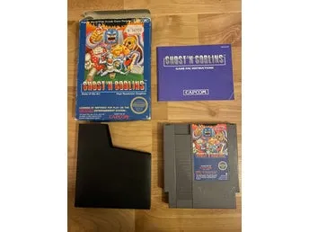 Ghost'n Goblins CIB NES Nintendo 8-bit - Bergsala / Stor & Liten Komplett
