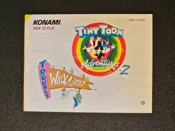 Tiny Toon Adventures 2: Trouble in Wackyland (NES) Manual SCN