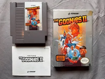 The Goonies II - NES/SCN (box/instruktionsbok/kasett)