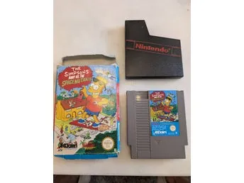 The Simpsons: Bart vs. the Space Mutants (NES) - SCN-iutgåva