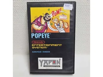 Popeye NES Nintendo spel hyrbox hyrkassett