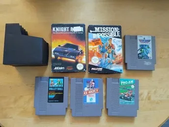6 Stycken NES Nintendo 8-Bit Spel - SCN