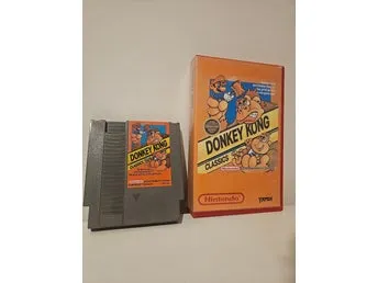 Donkey Kong Classics NES SCN Yapon Hyrutgåva Röd Box – Nintendo Retro