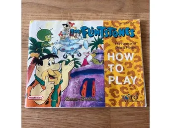 Manual The Flintstones till NES, SCN