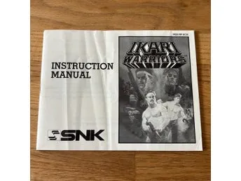 Ikari Warriors NES Manual SCN