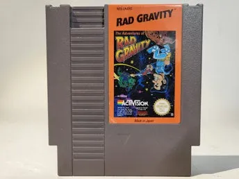 Rad Gravity NES Nintendo 8-bit kassett